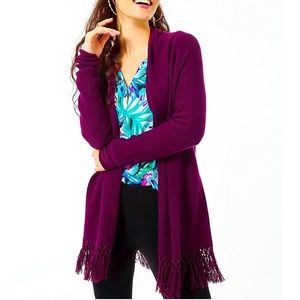 🆕 Lilly Pulitzer Tatum Cardigan in Cabernet Berry